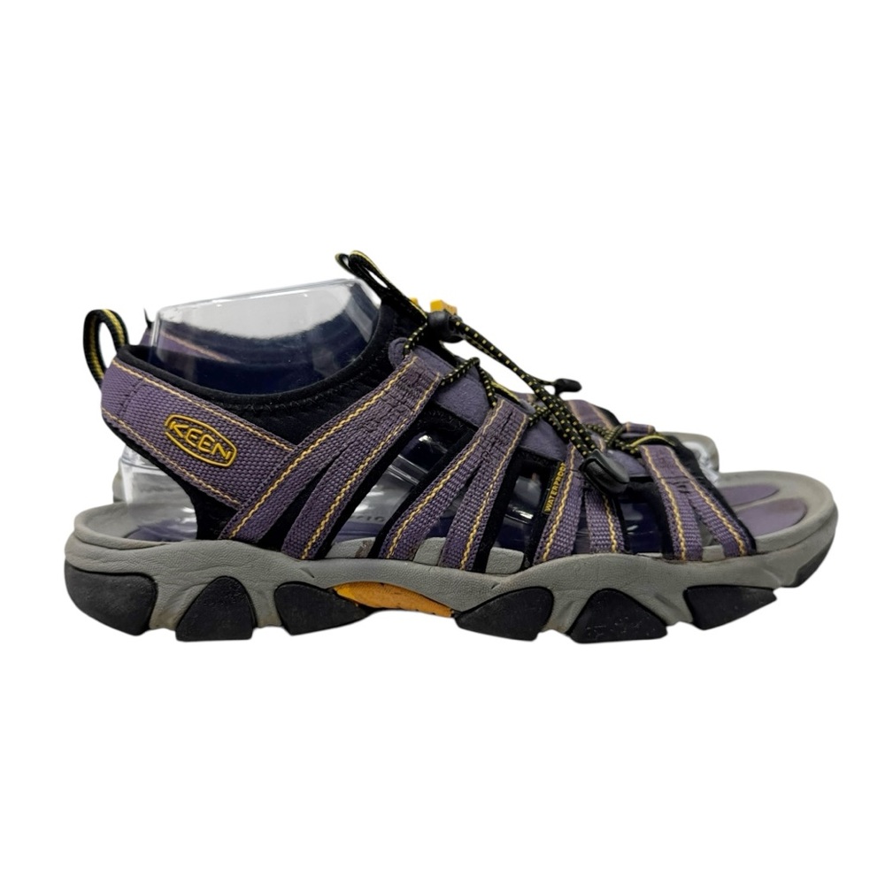 Keen Outdoor Hiking Trail Gorpcore Sandals Purple Yellow Size 10.5
